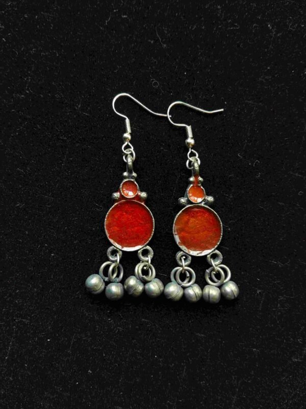 Sunset Circle Drop Earrings