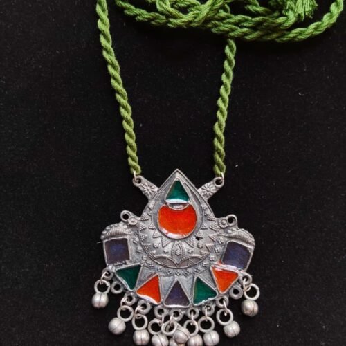 Earthy Meena Drop Statement Necklace