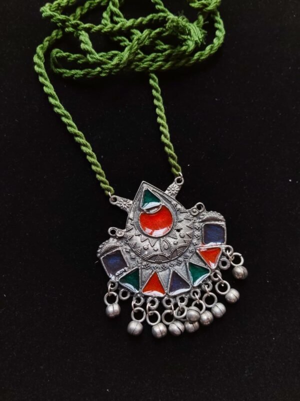 WhatsApp Image 2026-07-28 at 2.21.09 PM Earthy Meena Drop Statement Necklace