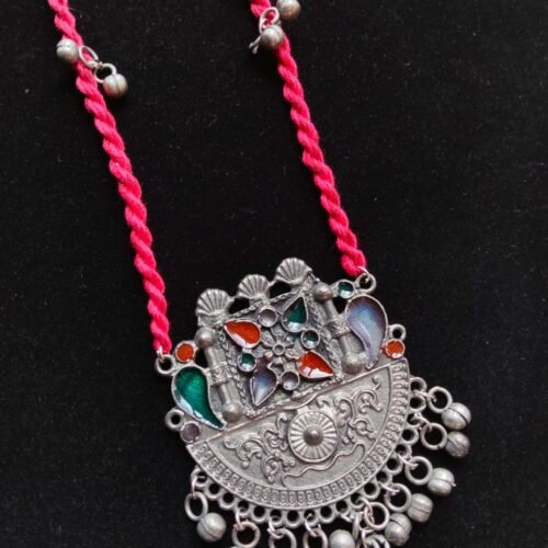 The Royal Enamel Half-Moon Statement Piece