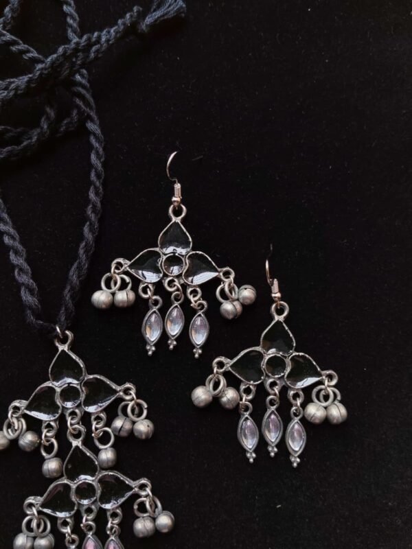 The Midnight Heritage Tiered Necklace & Earring Set
