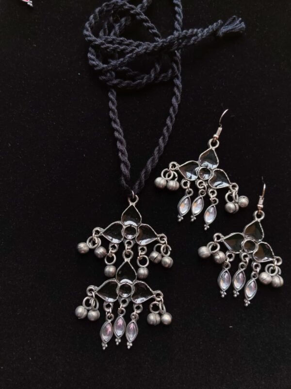The Midnight Heritage Tiered Necklace & Earring Set