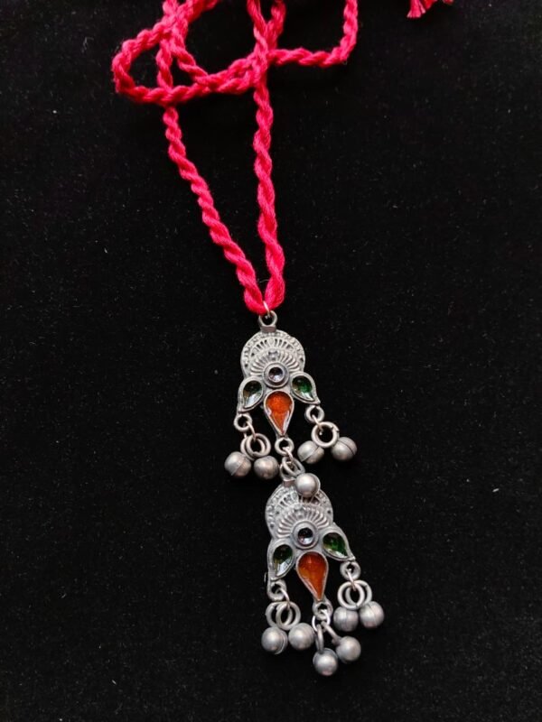 WhatsApp Image 2026-07-28 at 2.24.14 PM The Vintage Meena Double-Drop Pendant
