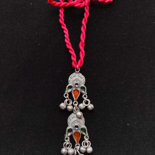 WhatsApp Image 2026-07-28 at 2.24.15 PM The Vintage Meena Double-Drop Pendant