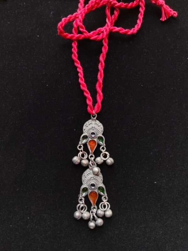 WhatsApp Image 2026-07-28 at 2.24.15 PM The Vintage Meena Double-Drop Pendant