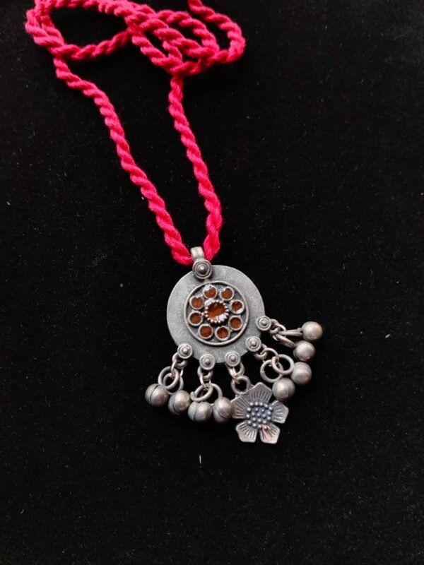 The Banjara Bloom Drop Pendant Neckpiece