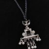 The Obsidian Geometric Thread Neckpiece