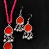 The Scarlet Ghungroo Necklace & Earrings