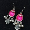 WhatsApp Image 2026-07-28 at 2.25.15 PM Fuchsia Meenakari Enamel Drop Earrings