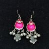 WhatsApp Image 2026-07-28 at 2.25.16 PM Fuchsia Meenakari Enamel Drop Earrings