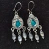 WhatsApp Image 2026-07-28 at 2.25.18 PM Teal Meenakari Teardrop Dangle Earrings