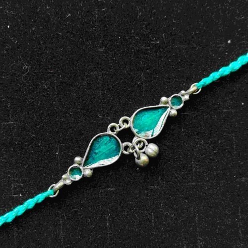 chic3 Turquoise Twin Drop Choker