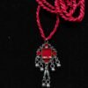 nk1 Crimson Petal Thread Neckpiece