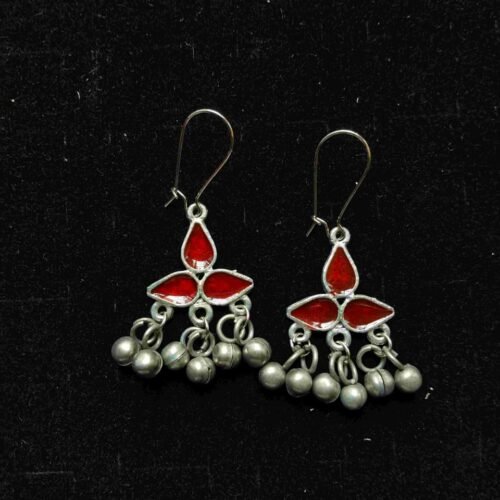 red Meera Ember Danglers Red