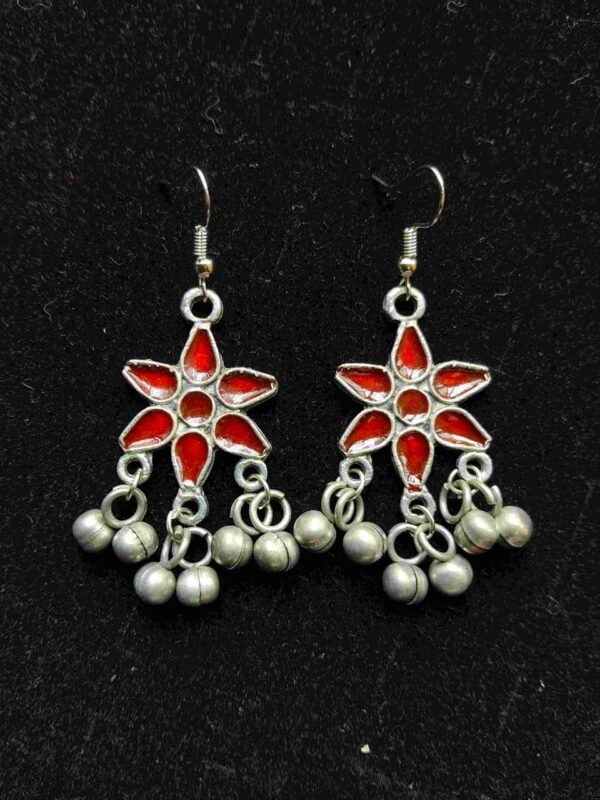Sindoor Phool Earrings