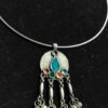Vintage Tribal Hansuli Neckpiece Teal