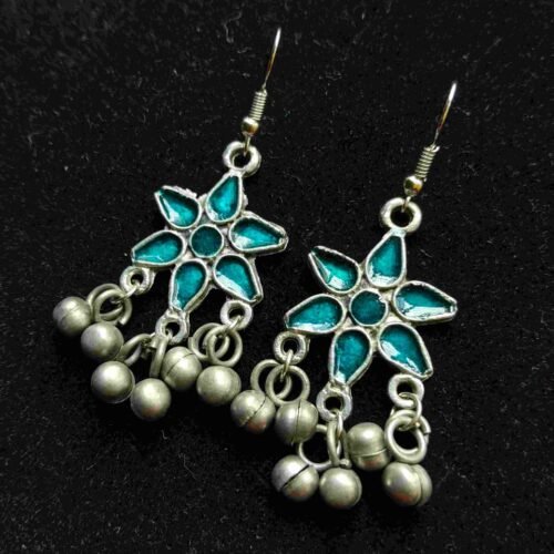 Firoza Phool Earrings