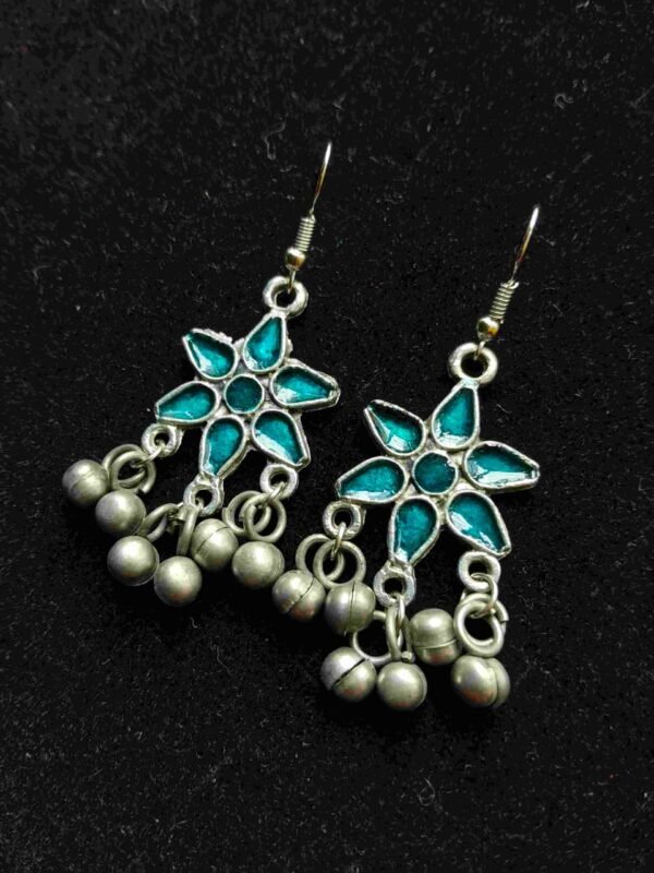 Firoza Phool Earrings