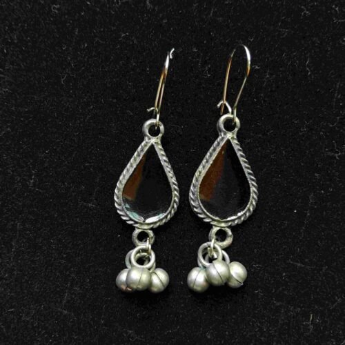 tearblack Onyx Black Drop Earrings