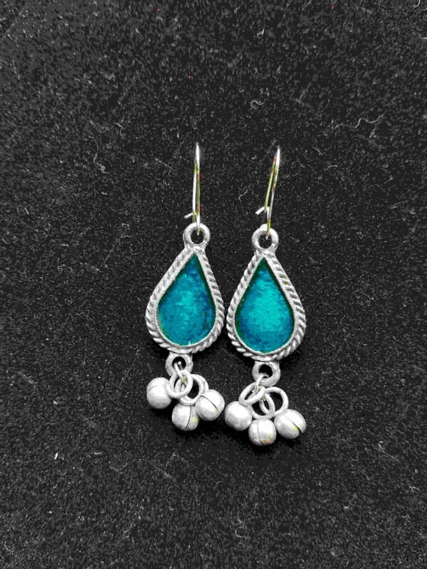 tearteal Lagoon Teal Drop Earrings
